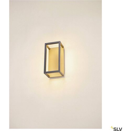 Slv Quadrulo 1005201 Led Außenwandleuchte Led Fest Eingebaut 8 W Anthrazit Lampe