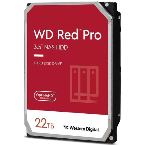 Western Digital Red Pro HDD 22TB 3,5