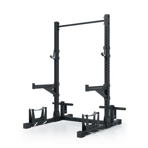 ATLETICA R7 Squat Rack | 194cm Höhe | Inklusive Spotter Arme, Sandwich J-Hooks, Monkey Bar und Gummifüße