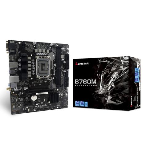 Biostar B760MX2-E D4-Motherboard Intel B760 LGA 1700 Micro ATX