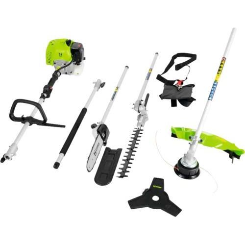 ZIPPER ZI-GPS252 Gartenpflegeset Motorsense Trimmer Heckenschere Astsäge