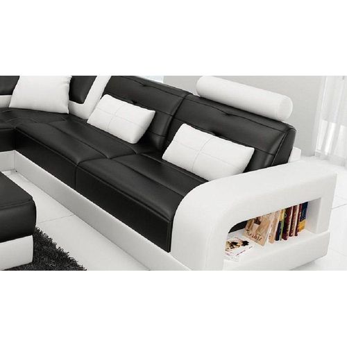 Polster Ecksofa Sofa Couch Wohnlandschaft Leder Eck Sofas Garnitur jvmoebel ®