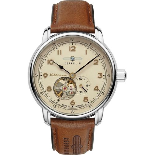 Zeppelin 9666-5 Herrenuhr Méditerranée Automatik 40mm 5ATM