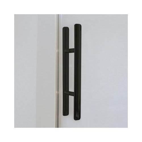 Eckeinstieg Drehtür Breuer Europa Design 80x80 cm Dekor Grau Profilfarbe schwarz
