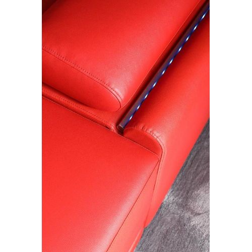 Couch Beleuchtete Leder Ecksofa L Form Sound Led Boxen Modernes Sofa Couchen