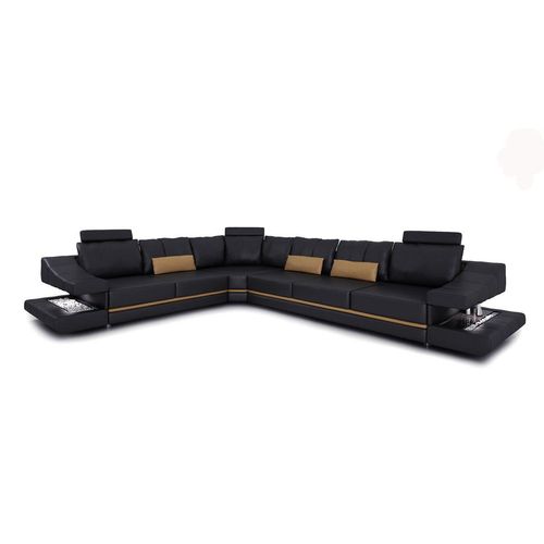 Ledersofa Ecksofa Couch Designer Polster JVmoebel