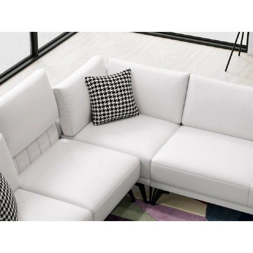 Gemütliche Ecksofa Couch Polster Ecksofas Couchgarnituren Sitzlandschaft Sofa