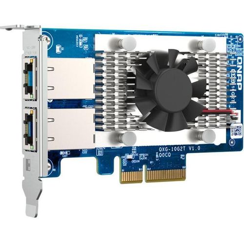 QNAP QXG-10G2T Netzwerkadapter-PCIe 10 GBE RJ45 x2