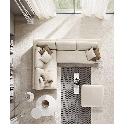 Wohnzimmer Ecksofa L-Form Modern Weiß Design Neu Polsterung Couch JVmoebel