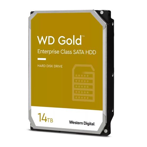 Western Digital Gold 14TB HDD SATA 7200RPM 512MB WD142KRYZ pro Server/Workstation