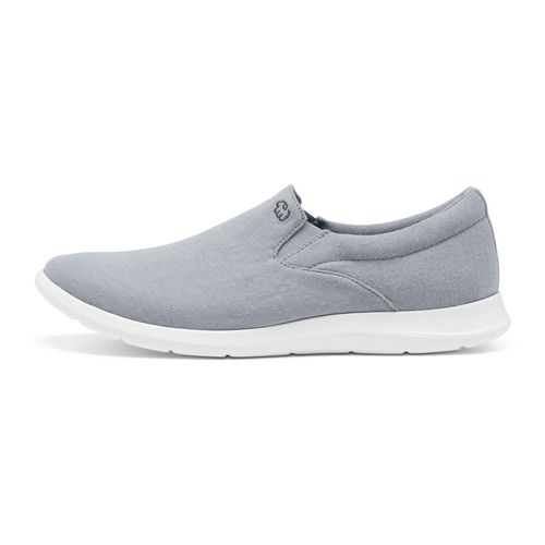 Herrenschuhe Slip On - Hellgrau, 47