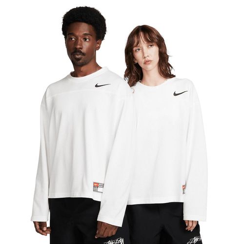 Nike x Stussy Longsleeve Oberteil „Weiß“, FJ9164-133, Größe: M