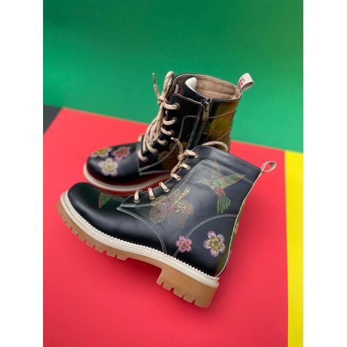 Damenschuhe Goby Schnürstiefeletten NJR151 39