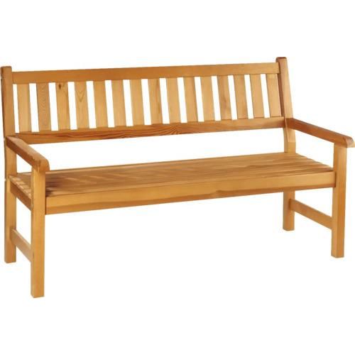 Gartenbank Westerland Wilk 165 x 213 x 91 cm Holz natur