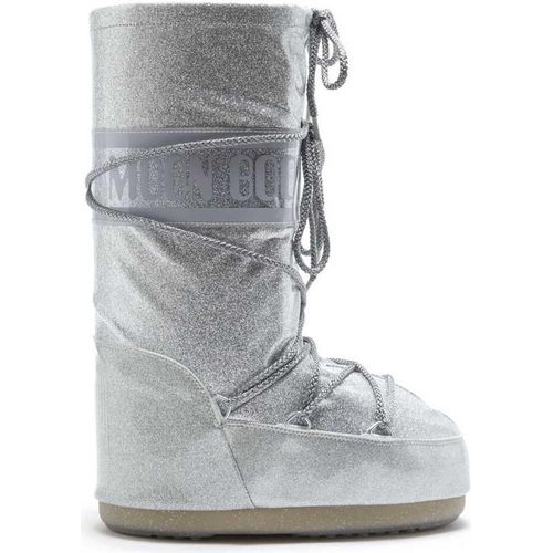 Moon Boot Icon Glitter Schneeschuhe Silber EU 35-38 Frau Silber EU 35-38