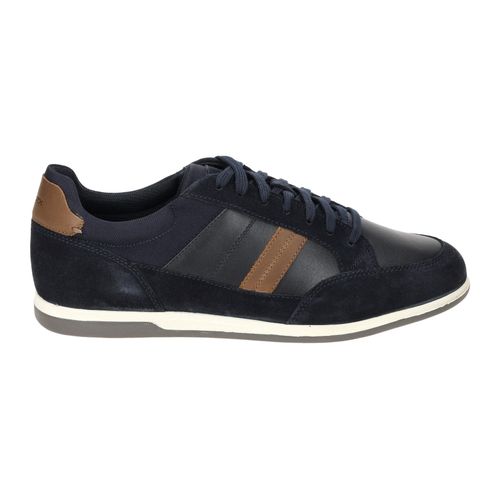 Geox U Rrnan A Herren WildlederSneaker in Marinebraun – 7 Großbritannien - 41 EU - 8 US / Marinebraun
