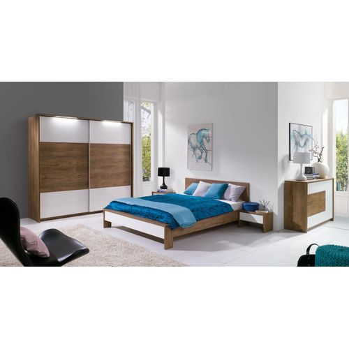 Kommode Moderne LATIKA aufklappbare Kommode mit 4 Schubladen