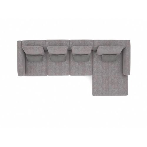 Wohnzimmer Grau Ecksofa Garnitur Polstersofa Möbel JVmoebel