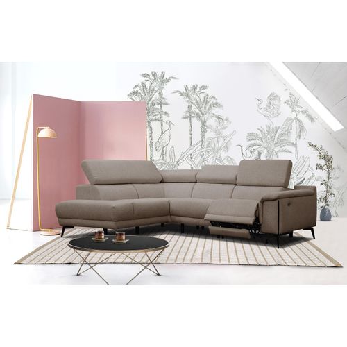 3-Sitzer Ecksofa links mit Relax Matera