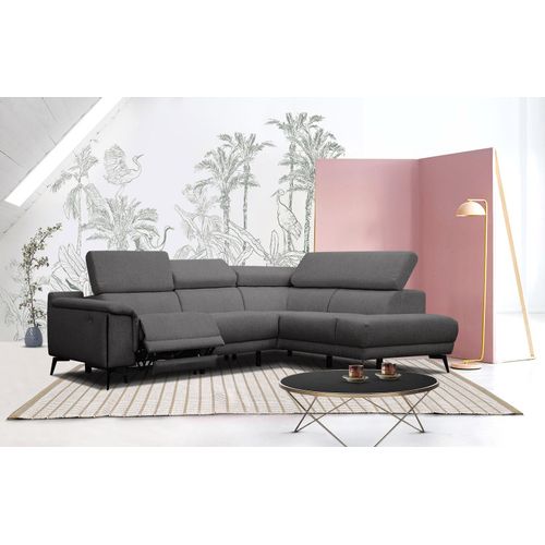 3-Sitzer Ecksofa rechts mit Relax Matera