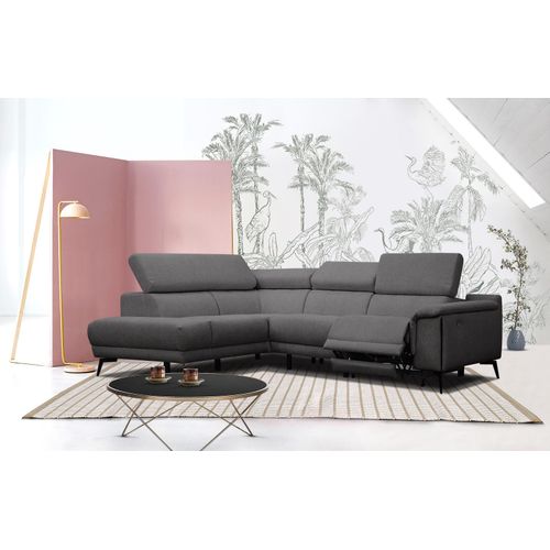 3-Sitzer Ecksofa links mit Relax Matera