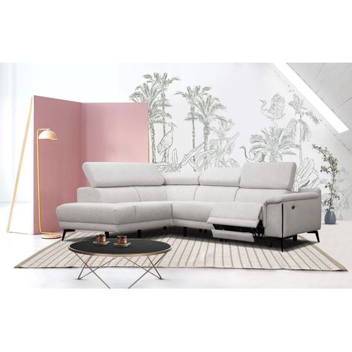 3-Sitzer Ecksofa links mit Relax Matera