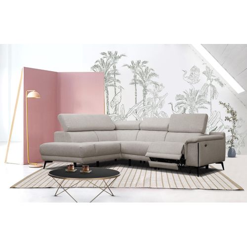3-Sitzer Ecksofa links mit Relax Matera