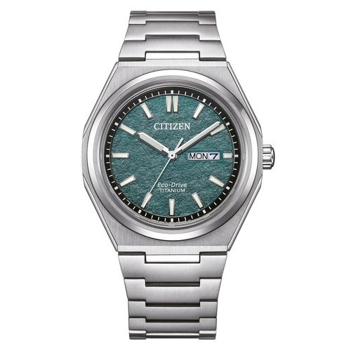 Citizen AW0130-85XC Eco-Drive Herren-Solaruhr Titan Petrol