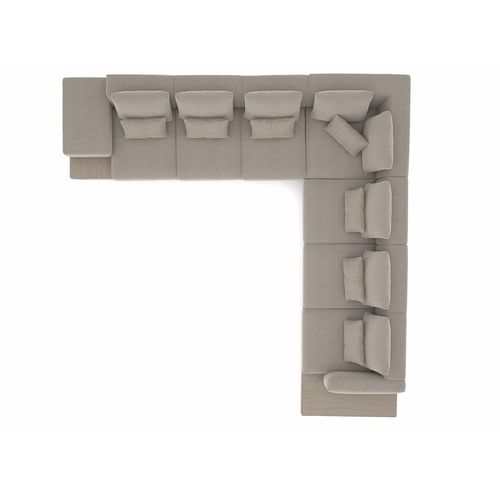 Grau Designer Sofa Couch Polster Textil Ecksofa Polstermöbel Wohnzimmer JVmoebel