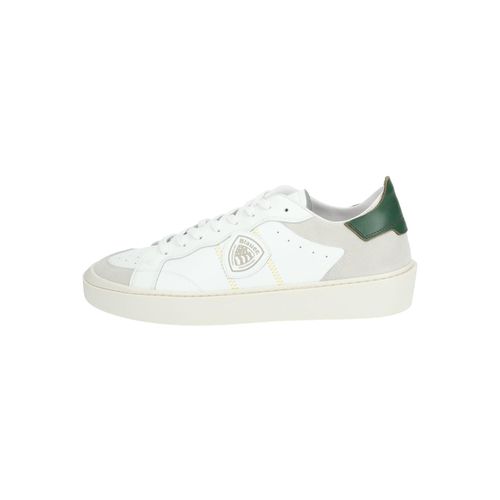 Blauer Sneaker Sneaker Leder