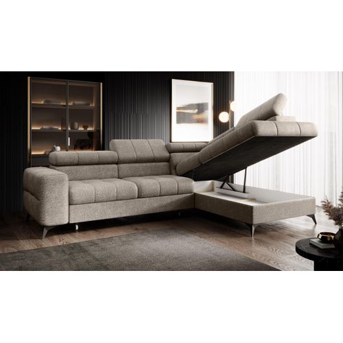 Modular Ecksofa - Pudding L Funktionelle Eleganz mit Vielseitigen Komfort- und Stauraumlösungen Rechts INFINITY 2