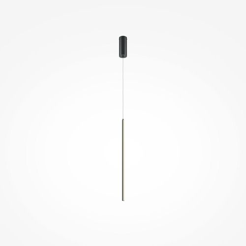 LED Pendelleuchte Aluminium D: 1,7 cm rund H: max. 375 cm Schwarz Farbwechsel 3000-4000 K 600 lm Modern