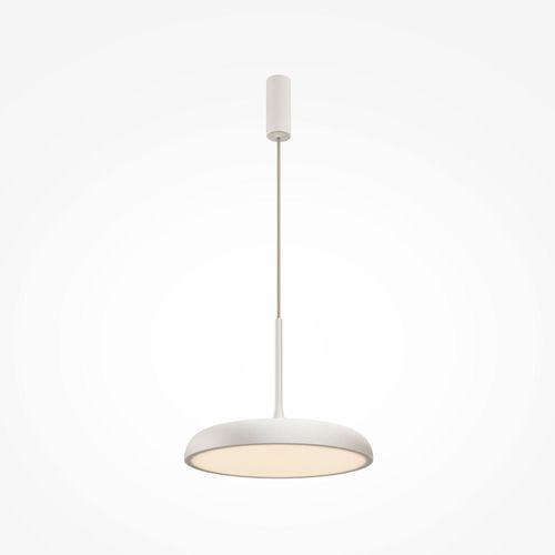 Hängeleuchte LED Metall Ø 40 cm rund H: max. 347 cm Weiß 3000 K warmweiß 1400 lm Retro