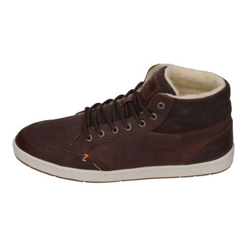 HUB FOOTWEAR gefütterte Herren Sneakers MARK dark brown, Größe:44 EU