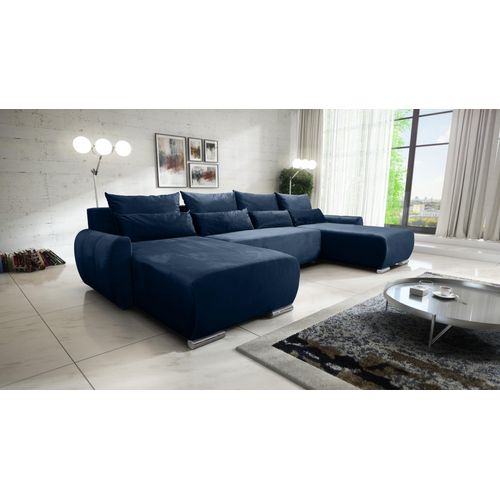 Blau Grosses Ecksofa Bett Koda U Bettencontainer