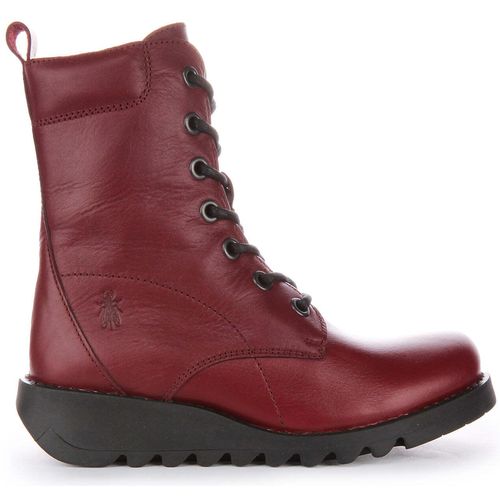 Fly London Silf015 Frauen Schnürung Leder Stiefelette We – 3 Großbritannien - 36 EU - 5,5/6 US / Wein