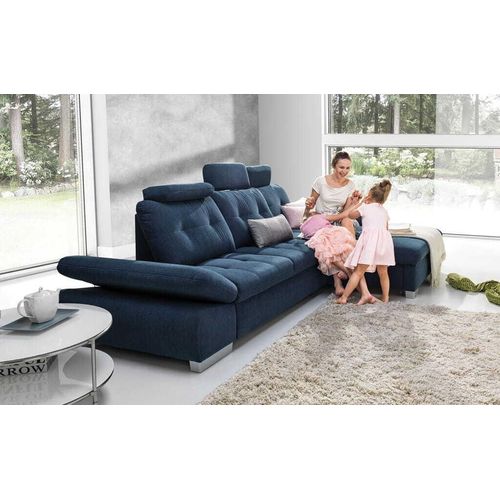 Ecksofa 1 CREMONA Breite 306 cm Schlaffunktion Bettenkapazität