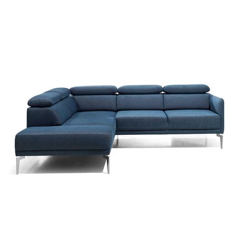 Ecksofa 2 SIDOLO Breite 245 cm Verstellbare Kopfstützen