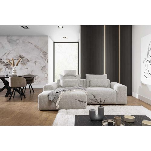 Ecksofa BASTIA S MINI Modular OBL+1.5BP Breite 246 cm