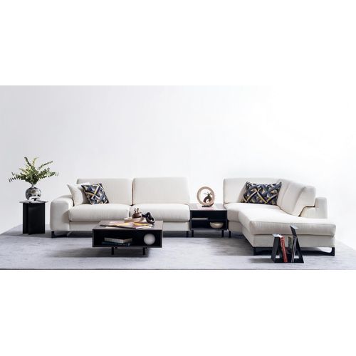 Wohnzimmer L-Form Ecksofa Polstercouch Couch Stoff Sofa Neu Modern Sofa