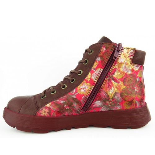 Think COMODA chianti Damen Stiefelette in Rot, Größe 40