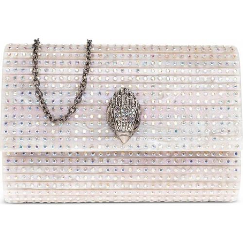 KURT GEIGER LONDON PARTY EAGLE CLUTCH CR Weiß