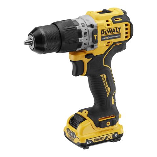 DeWALT Akku-Schlagbohrschrauber DCD706D2-QW 12V 2 Ah, Akkuschrauber mit Zubehör