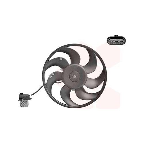 Kühlerlüfter von VAN Wezel (3745746) Lüfter Kühlung Kühlerventilator, Kühlerventilator, Kühlerlüfter, Wasserkühler, Motorkühler