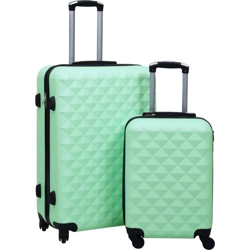 Hartschalen-Trolley-Set 2 Stk. Minzgrün ABS