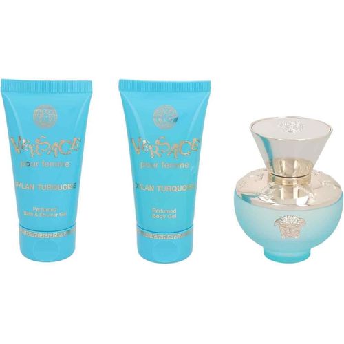 Versace Dylan Turquoise Pour Femme Eau de Toilette, 50 ml + Duschgel, 50 ml + Körperlotion, 50 ml