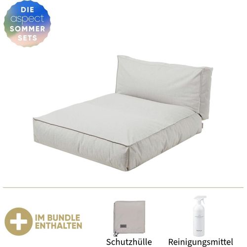 Blomus Outdoor-Bett -STAY- 120 x 190 cm inkl. GRATIS Schutzhülle & Reinigungsmittel Cloud