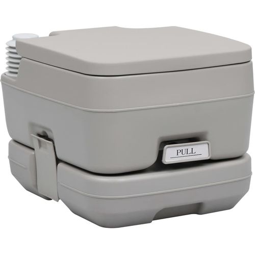 Prolenta Premium - Tragbare Campingtoilette Grau 10 + 10 L