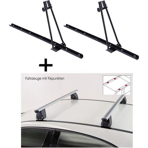 2x Fahrradträger ORION + Dachträger VDP Delta kompatibel mit für Peugeot 3008 (5 Türer) 2009-2016
