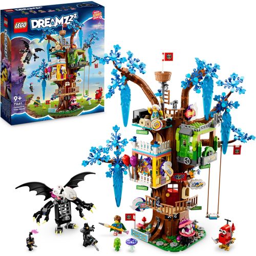 LEGO 71461 DREAMZzz Fantastisches Baumhaus Set, baue 2 verschiedene Versionen, mit Mrs. Castillo, Izzie, Mateo und dem Nachtjäger als Minifiguren, fantasievolles Spielzeug basierend auf der TV-Show